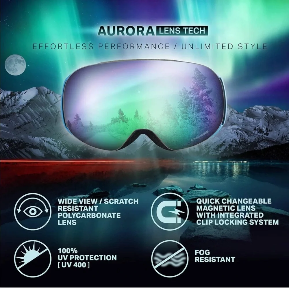 100% UV Goggles Men Women Anti-Fog